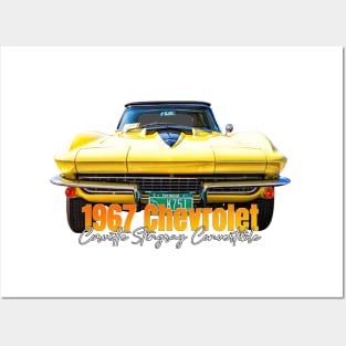 1967 Chevrolet Corvette Stingray Convertible Posters and Art